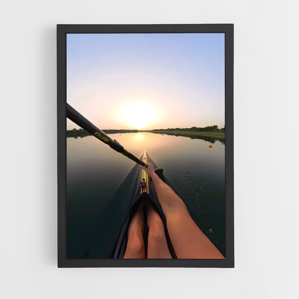 Poster Aventure Aqua – affiche Canoë-kayak (vue 2)